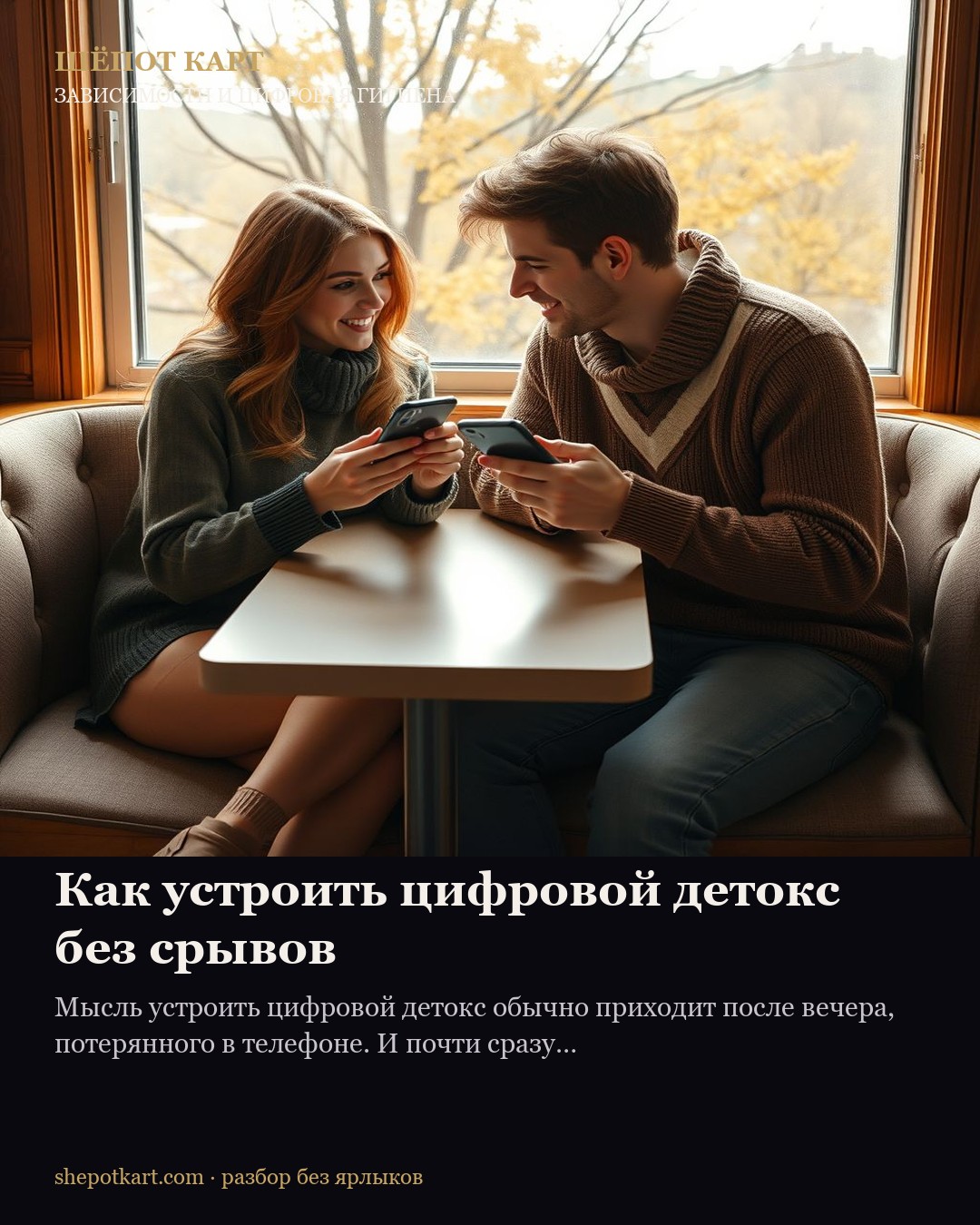 Как устроить цифровой детокс без срывов