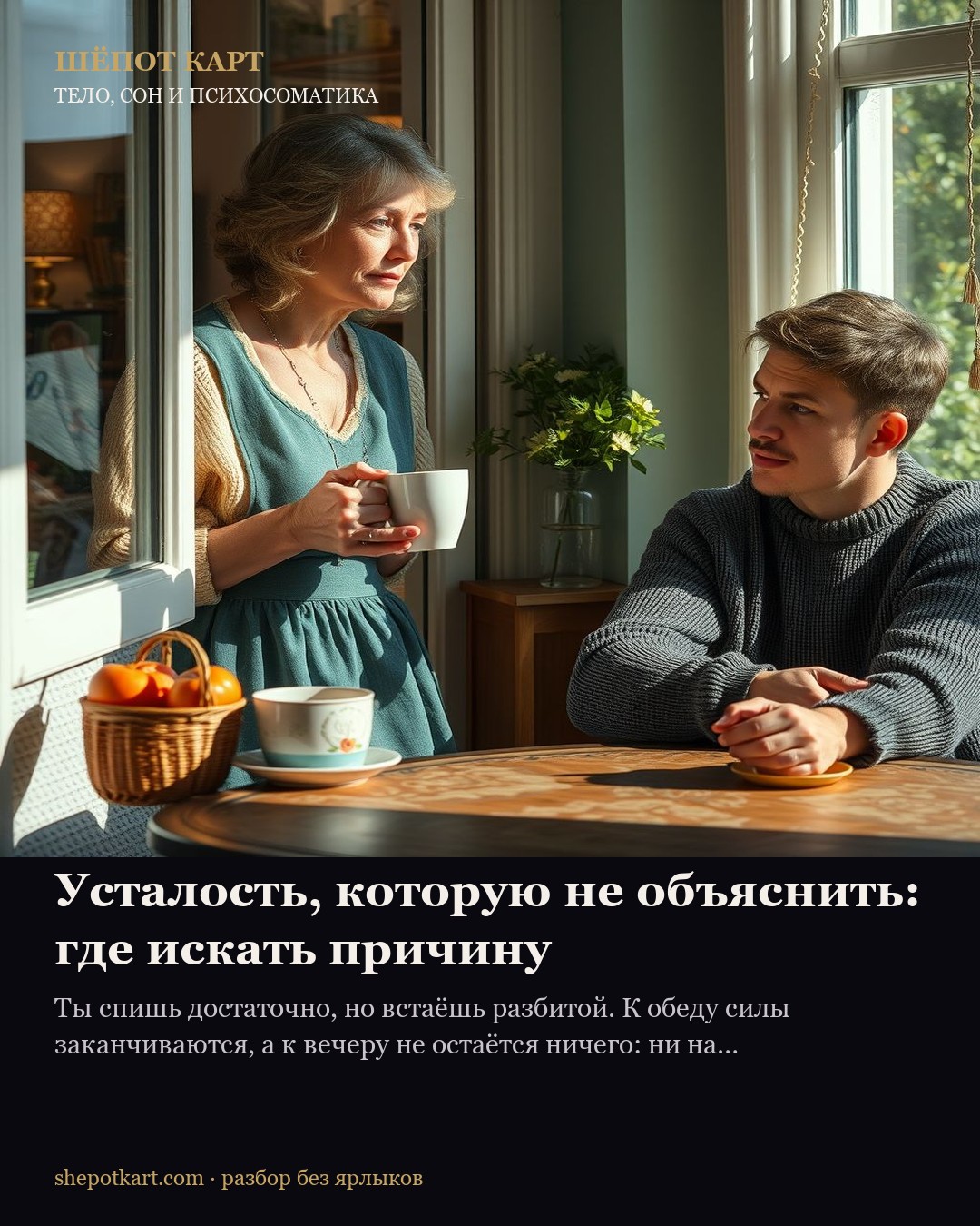 Утома, яку не пояснити: де шукати причину