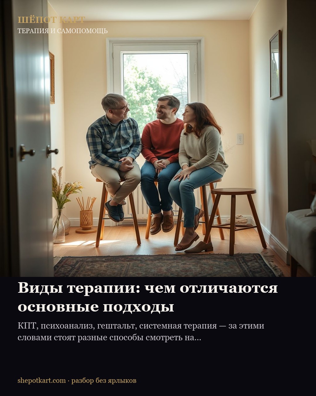 Виды терапии: чем отличаются основные подходы
