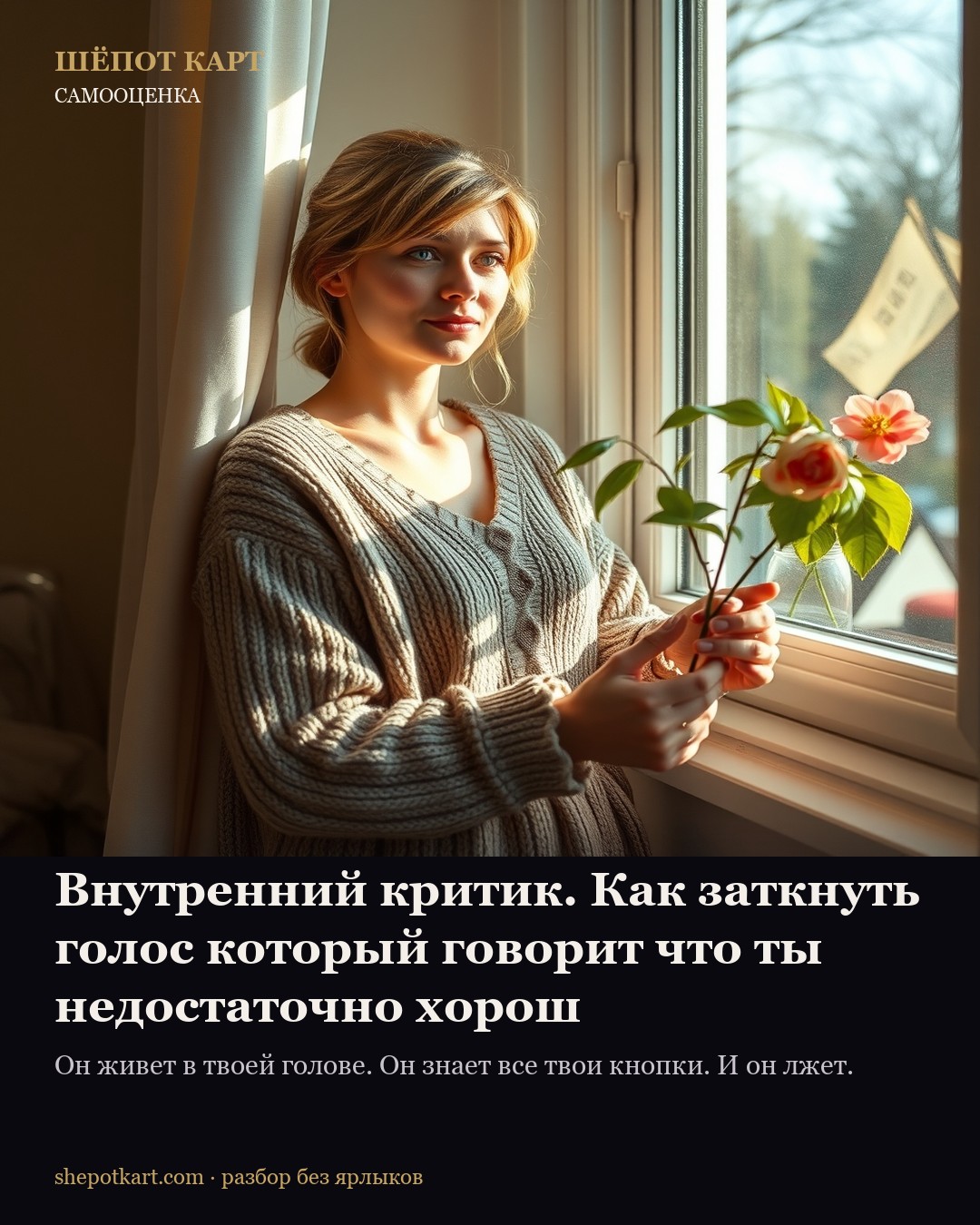Внутренний критик. Как заткнуть голос который говорит что ты недостаточно хорош