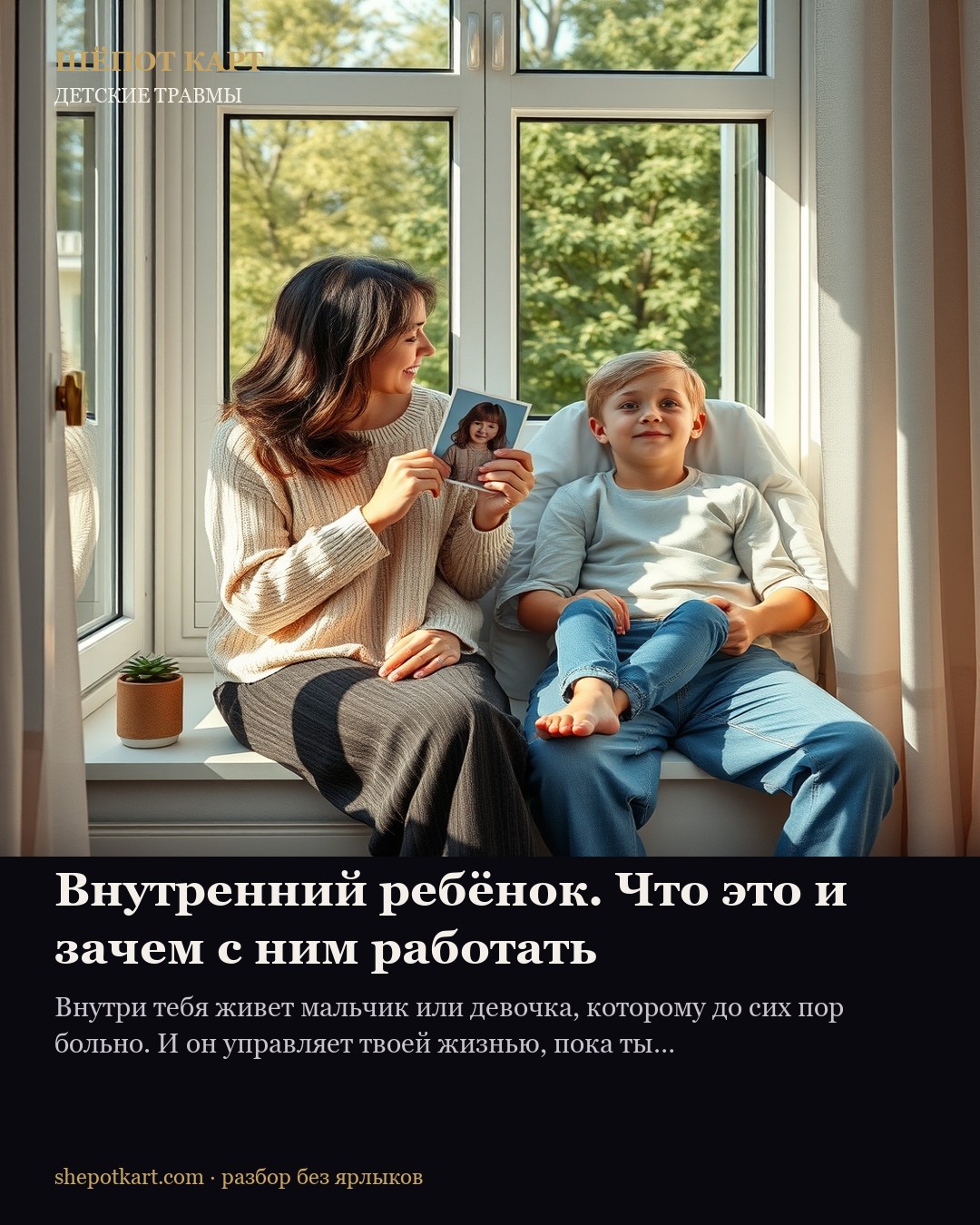 Внутренний ребёнок. Что это и зачем с ним работать