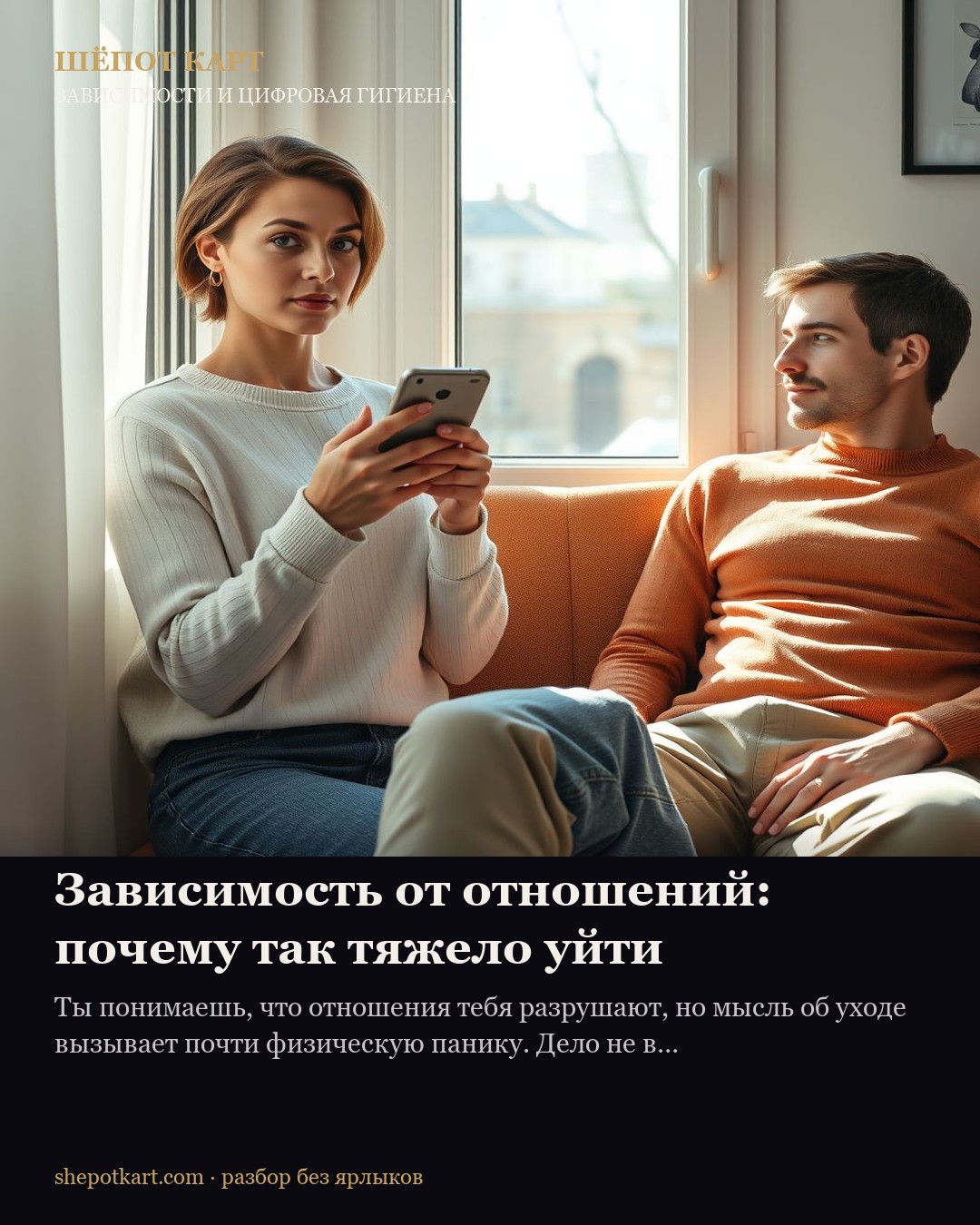 Зависимость от отношений: почему так тяжело уйти