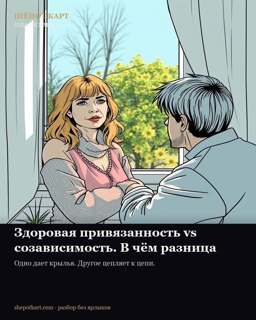 Здоровая привязанность vs созависимость. В чём разница